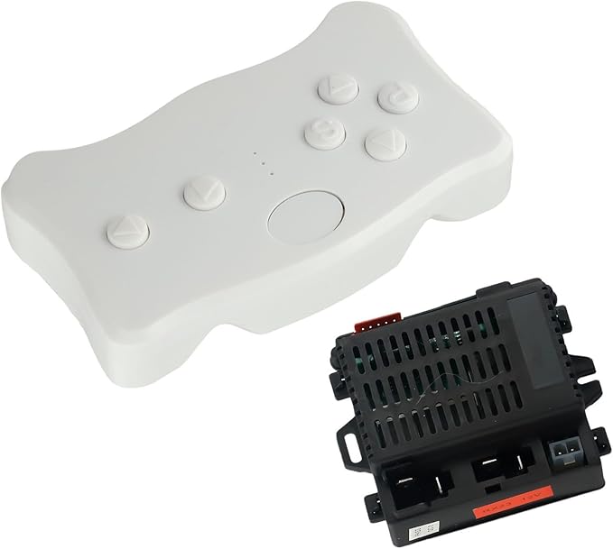 2.4G RC Remote Control Receiver 6V 12V 24V Electric Motor Controller Compatible for Children Electric Toy Car with Battery Installation Instructions(RX7 12V Full set)