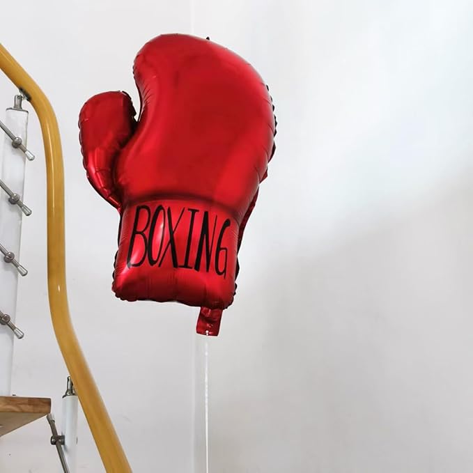 Boxing gloves balloons,boxing party decorations balloons,wrestling birthday party supplies balloon for youth boxing party decor/fight night party balloons