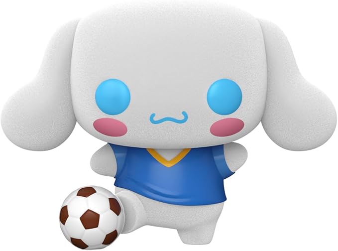 Funko Sanrio Hello Kitty & Friends POP! Animation Cinnamoroll with Soccer Ball (Flocked) Exclusive Vinyl Figure #86