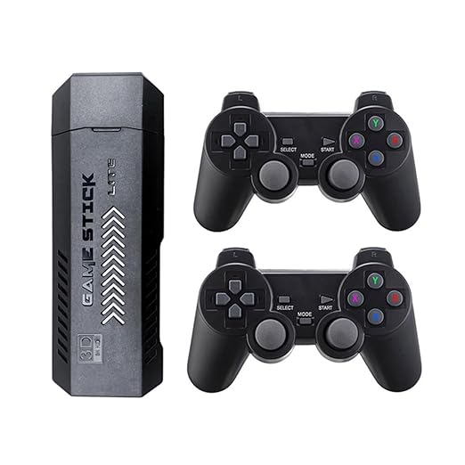M10 X2PLUS 4K HD Wireless Game Console Built-in 55,000 Games, Plug and Play Video Game Console Emulators with Dual 2.4g Wireless Controllers, Retro Arcade Games for Kids Adults (256GB)