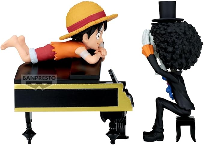 Banpresto - One Piece - Log Stories - Monkey D. Luffy & Brook (That's Great! After All This TIME, He's Still…!) World Collectable Figure