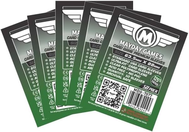 Mayday Games Fury of Dracula Game Accessory-Premium Compatible Card Sleeve Bundle