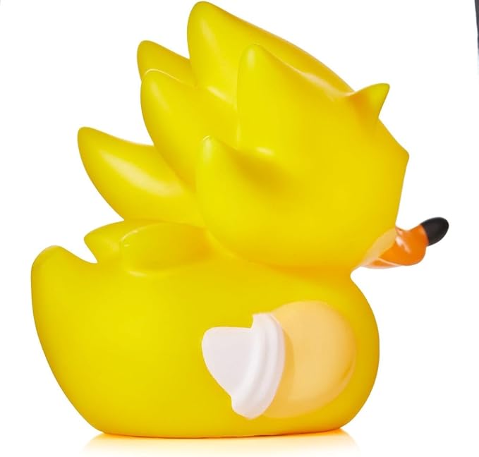 TUBBZ Mini Super Sonic Collectible Vinyl Rubber Duck Figure - Official Sonic The Hedgehog Merchandise - Kids TV, Movies & Video Games
