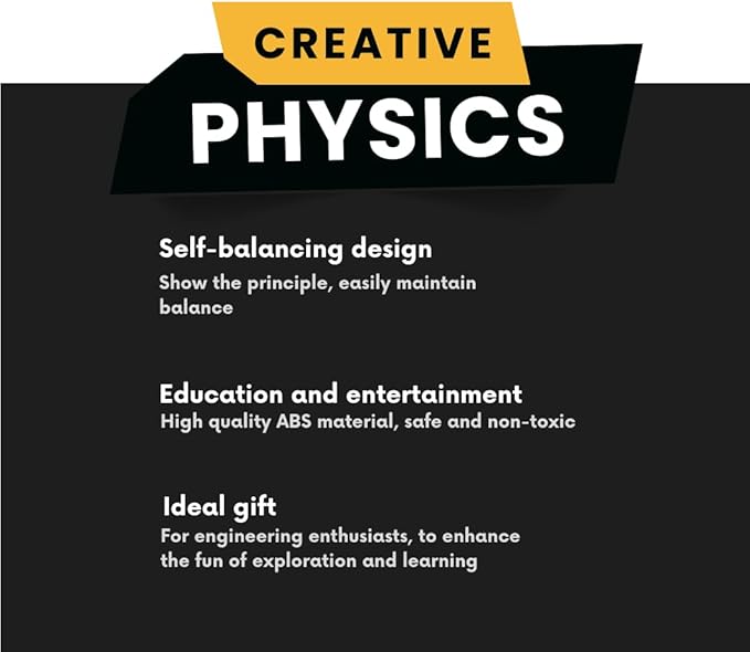 Self Balancing Lelo Triangle, Multifunctional STEM Toy for Science Education, Creative Learning and Fun Physics Experiment