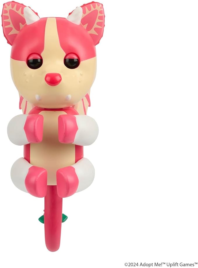Adopt Me! x Fingerlings, Adopt Me! Strawberry Shortcake Bat Dragon, Legendary Interactive Pet with 40+ Sounds & Reactions (Ages 5+)