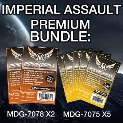 Mayday Games Imperial Assault Game Accessory- Premium Card Sleeve Bundle