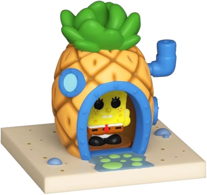 Funko Pop Bitty Town: Spongebob Squarepants - Spongebob Squarepants and Pineapple House - Collectable Vinyl Figure - Gift Idea - Official Merchandise - Toys for Kids & Adults