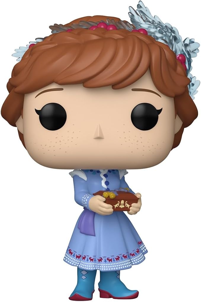 Funko Pop! Disney: Princess Holiday - Anna - Frozen - Collectable Vinyl Figure - Gift Idea - Official Merchandise - Toys for Kids & Adults - Disney/Pixar Fans - Model Figure for Collectors and Display