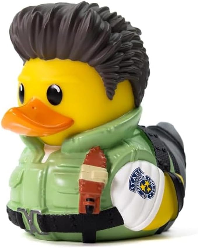 TUBBZ Boxed Edition Chris Redfield Collectible Vinyl Rubber Duck Figure - Official Resident Evil Merchandise - Horror TV, Movies & Video Games