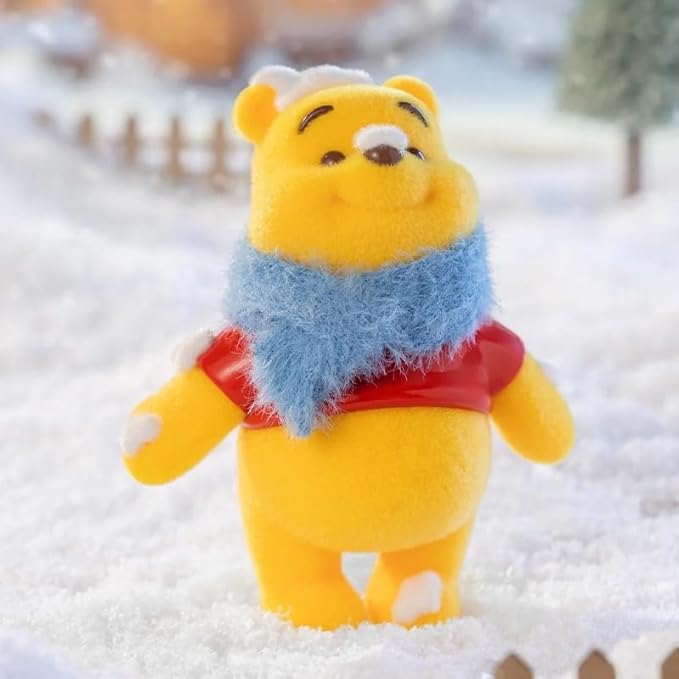MINISO Winnie The Pooh Blind Box Happy Hour Series Blind Box Cute Desktop Ornaments Gift Collection Random One Piece