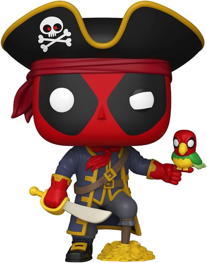 Funko Pop! Plus: Deadpool Literary Classics - Deadpool as Long John Silver - Collectable Vinyl Figure - Gift Idea - Official Merchandise - Toys for Kids & Adults - Comic Books Fans