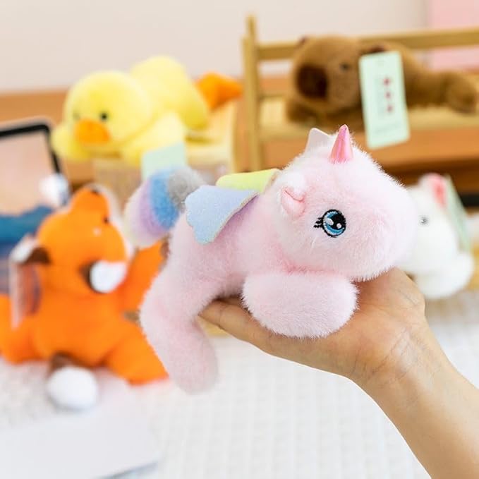 Unicorn Stuffed Animal Cute Plush Doll Toy 7 inch for Girls Boys Christmas (pa Unicorn)
