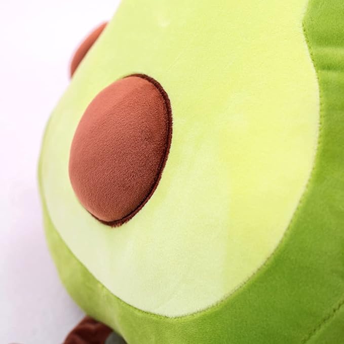 MMTTAO Stuffed Animal Avocado 15 Inch Plush Toy Cute Stuffies Kawaii Food Fruit Plushies Pillow Soft Funny Cuddle Plushie Collection Home Decor Hugging Plush Pillow Gift for Kids Boys Girls, 15Inches