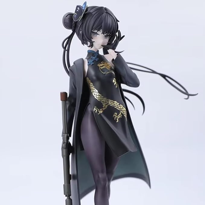 Ryuge Kisak Figure Statue Standing Pose Cheongsam Anime Figurine 7.87" Ryuge Kisak Action Figure Model Collectibles Desktop Decoration