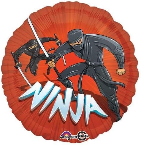 Ninja Birthday Party Supplies Have A Happy Kickin 5th Birthday Balloon Bouquet Decorations