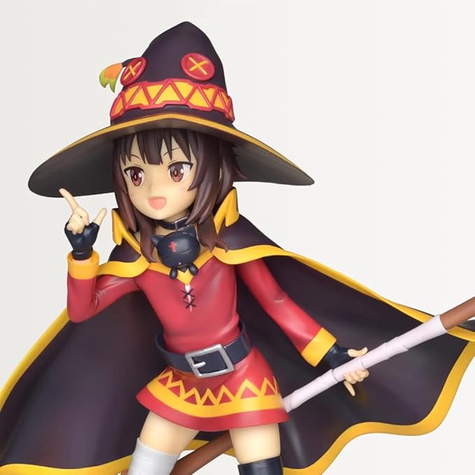Anime Megumin/Aqua Action Figure Model Statue Collectibles Toy Desktop Ornaments (20cm, Megumin-C)