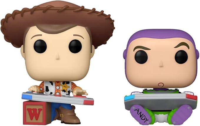 Funko Pop! Disney: Toy Story - Woody & Buzz Lightyear 2-Pack (2024 Limited Edition Entertainment Expo Shared Exclusive)