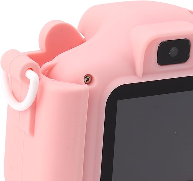 Children Game Camera, AI Face Recognition Comfortable Feel 1 Click Recording 2in Screen Automatic Birthday Gift Camera for Festival ()