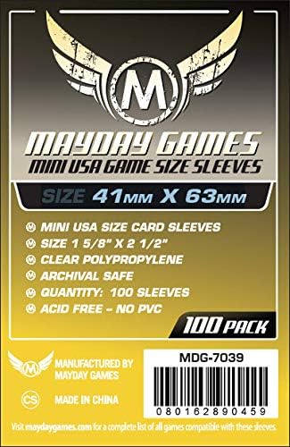 Mayday Games The Fox Experiment -Standard Compatible Card Sleeve Bundle