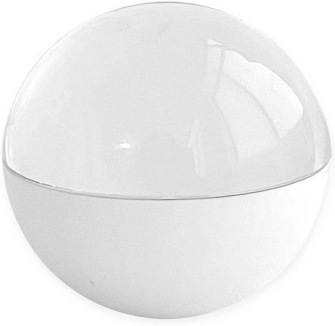 Creative Crystal Ball Video Player - 3D Electronic Glass Ball with MP4/JPG Support, 4GB Storage & Adjustable Volume, Ideal for Gifts, Travel Memories & Family Moments (White)