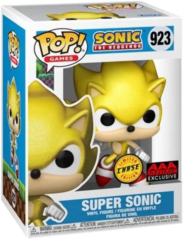 Funko - Sonic the Hedgehog - Super Sonic Pop! Vinyl Figure AAA Exclusive (Styles May Vary)