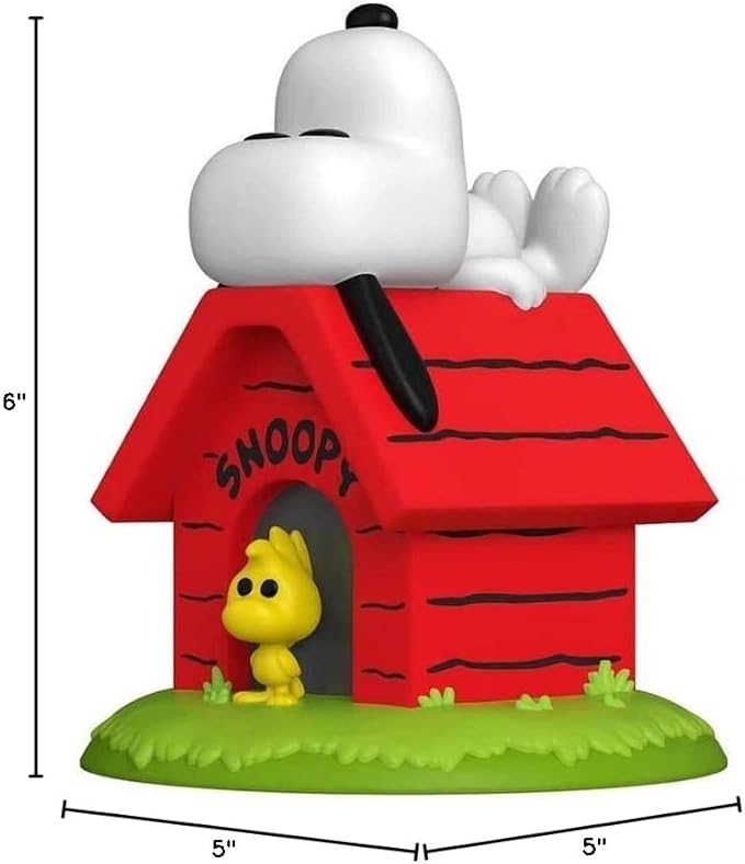Funko Pop! Deluxe: Peanuts - Snoopy on Doghouse, Red
