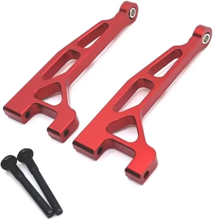 Compatible with MJX 16207 16208 16209 16210 H16 Remote-Controlled Crawler Car Upgraded Accessories Metal for Swing Arm RC Assortment(Red)