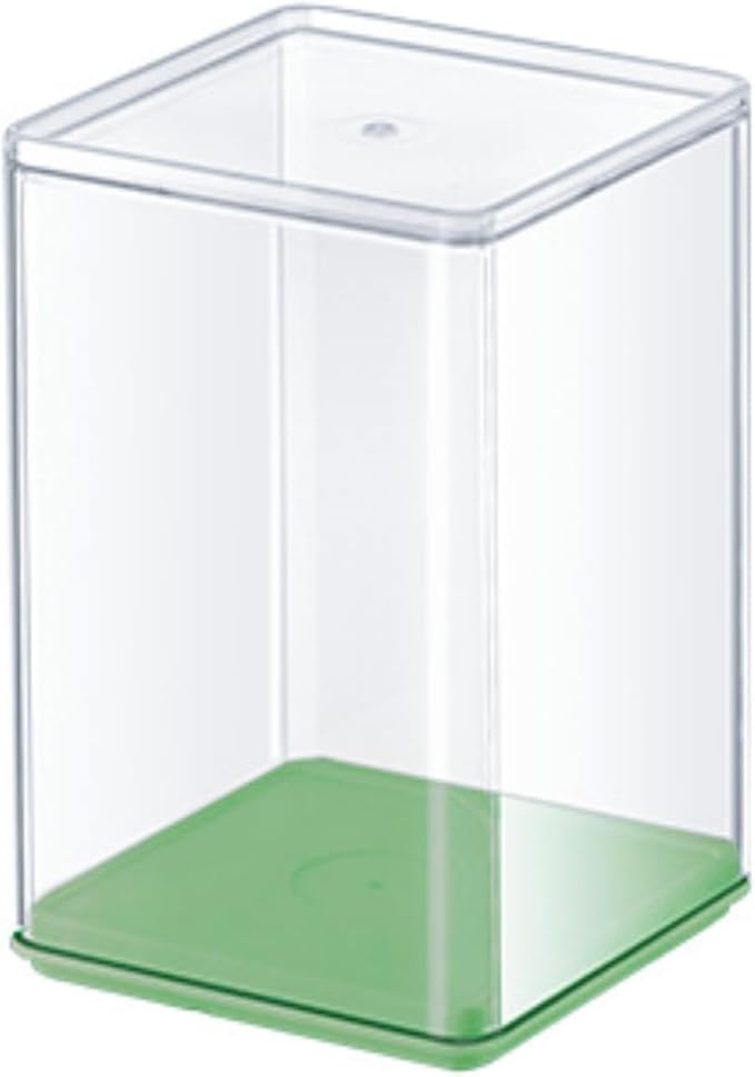 Mini Figure Display Case 3x3x4.5 inch Clear Acrylic Stackable Figurine Storage Cabinet for Blind Box Minifigure Collectibles Dolls