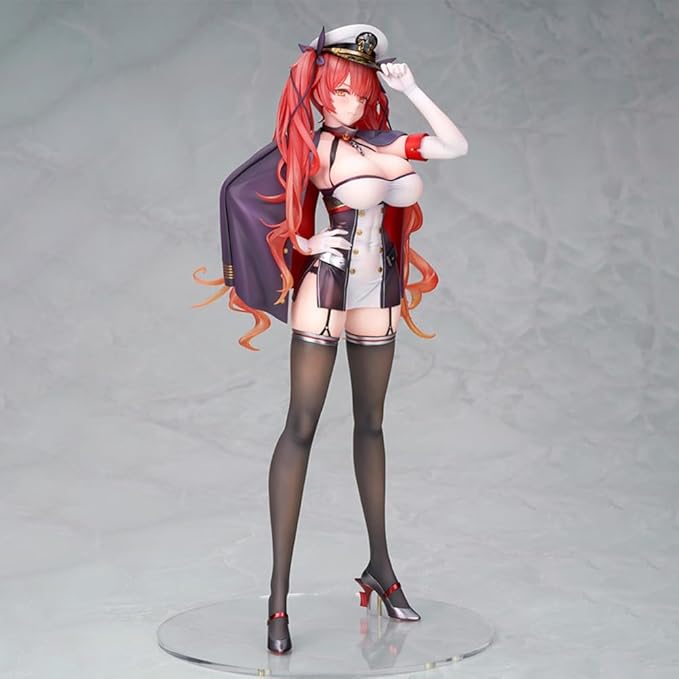 USS Honolulu Figure Uniform Girl Anime Figurine Model 26cm Standing Pose USS Honolulu Action Figure Collectible Statue Desktop Decoration