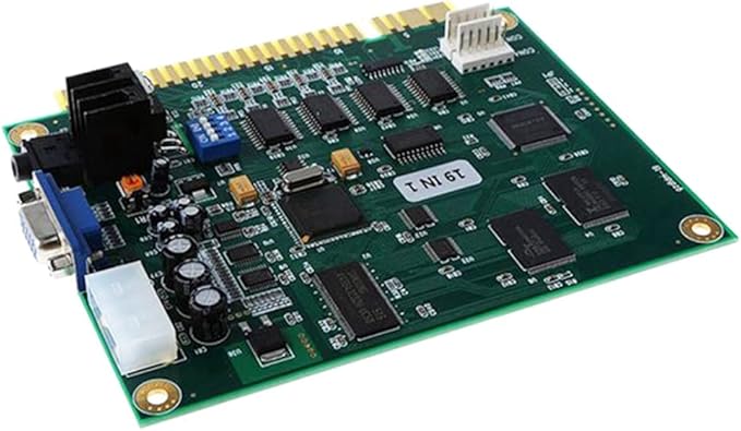 19 in 1 Arcade Classic Game Board VGA Output Arcade Game Board for Jamma Arcade Motherboard