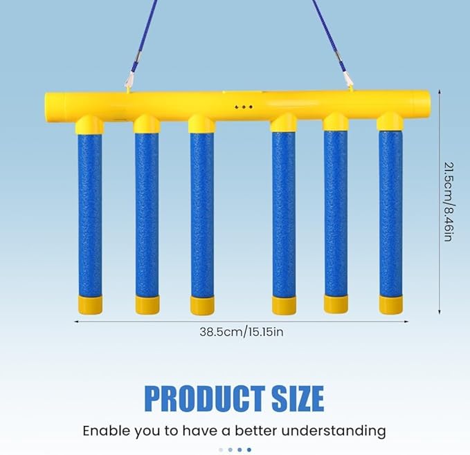 Reflex Drop Sticks Challenge Game, Reaction & Catching Sticks Game for Kids & Adults, 2026 New Hand-Eye Coordination Training Toy, 3 Adjustable Speeds, Family Party & Indoor Outdoor Fun (Yellow)