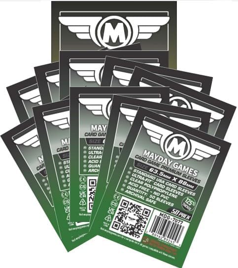 Mayday Games Arcs: Conflict and Collapse in The Reach + Leaders & Lore, and Blighted Reach -Premium Compatible Card Sleeve Bundle