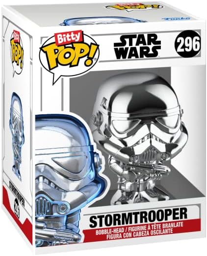 Funko Bitty POP! Star Wars - Luke, 4-Pack - Luke Skywalker, OBI-Wan Kenobi, Jawa and A Surprise Mystery Mini Figure - 0.9 Inch (2.2 Cm) Collectable - Stackable Display Shelf Included - Gift Idea
