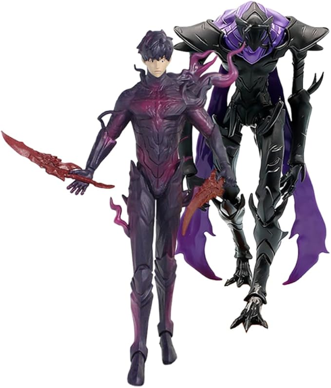 2pcs Beru Figure Sung Jin Woo Action Figures Standing Pose Anime Figura de Sung Jin Woo Figurine Collectibles Gift for Fans