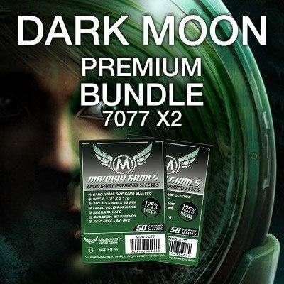 Mayday Games Dark Moon Game Accessory- Premium Card Sleeve Bundle