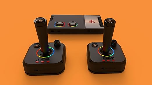 My Arcade Atari Game Station Pro: Retro Video Game Console with 200+ Games, Wireless Joysticks, RGB LED Lights