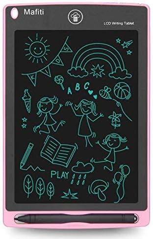 Mafiti LCD Writing Tablet 8.5 Inch Electronic Writing Drawing Pads Portable Doodle Board Gifts for Kids Toys for Girls Pink