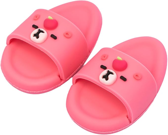 Summer Sandals for Dolls - Blue Open-Toe Slippers, Cute Accessories Easter Gifts for Photography, Display & Collectors Age Limit 15+ Easter Gifts（red）