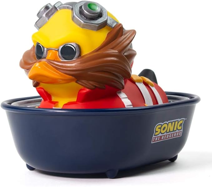 TUBBZ Sonic The Hedgehog Dr Eggman Collectable Duck Vinyl Figure - Official Sonic The Hedgehog Merchandise - TV Movies & Games