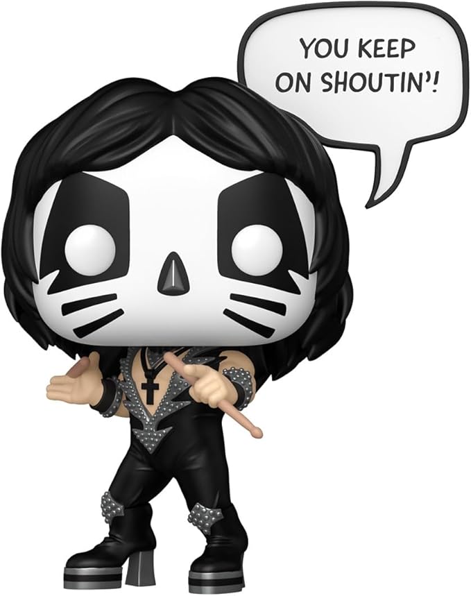 Funko Pop! Sayings: The Catman - (Rock and Roll All Nite) - KISS - Collectable Vinyl Figure - Gift Idea - Official Merchandise - Toys for Kids & Adults - Music Fans - Model Figure for Collectors