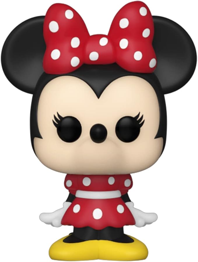 Funko Bitty POP! Disney - Minnie, 4-Pack - Minnie Mouse (red Dress), Daisy Duck, Donald Duck and A Surprise Mystery Mini Figure - 0.9 Inch (2.2 Cm) Collectable - Stackable Display Shelf Included