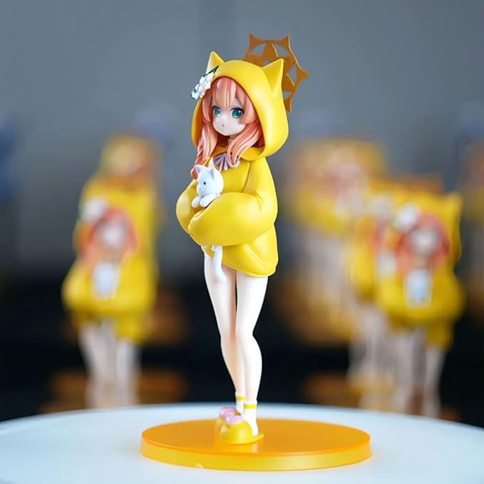 Iochi Mari Figure Model Anime Girl Figure Yellow Costume Styling 8.27" Standing Pose Iochi Mari Action Figures Collections Desktop Ornaments