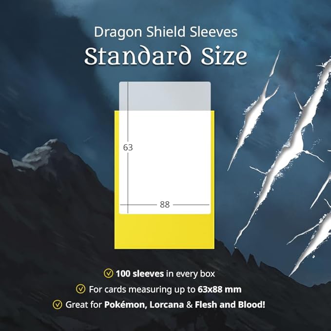 Dragon Shield | Standard Size Card Matte Sleeves | 100 CT - Smooth & Tough Premium TCG Sleeves | Compatible with Pokemon, Flesh & Blood, One Piece & Magic The Gathering | Emerald