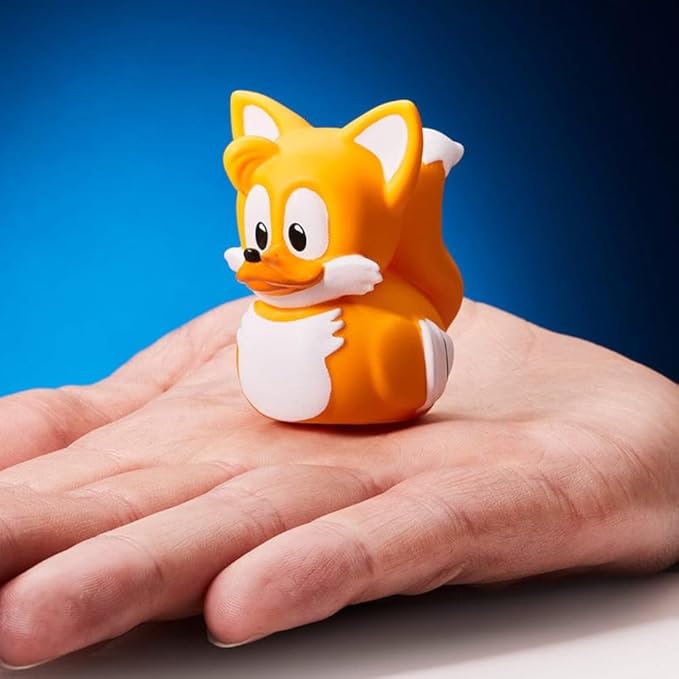 TUBBZ Mini Tails Collectible Vinyl Rubber Duck Figure - Official Sonic The Hedgehog Merchandise - Kids TV, Movies & Video Games