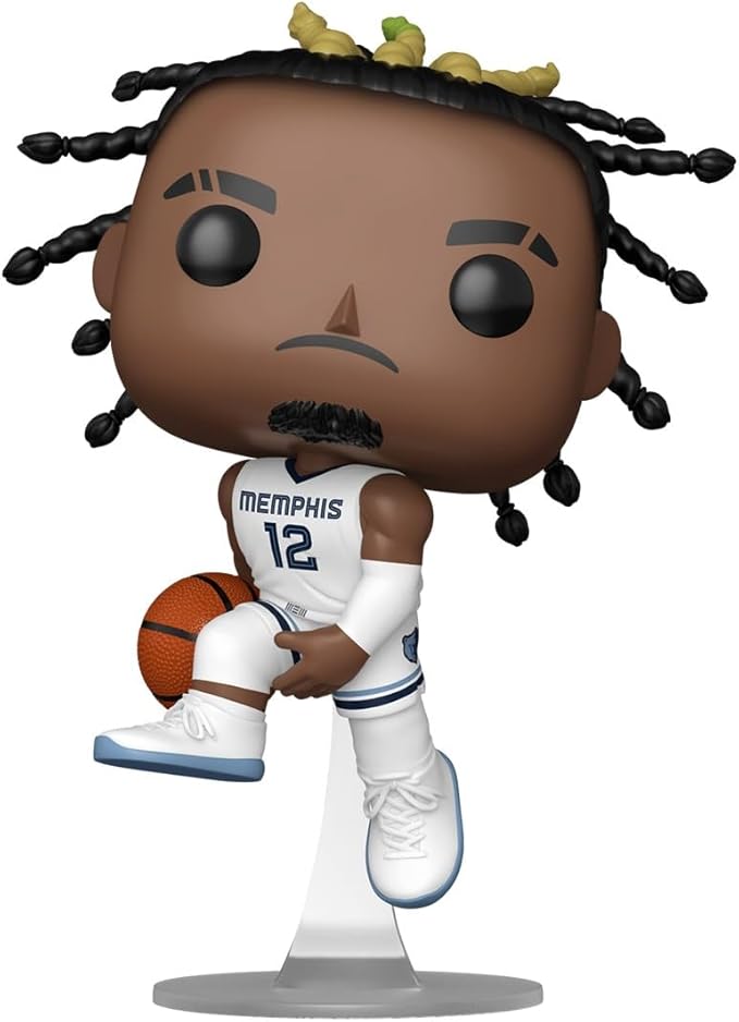 Funko Pop! NBA: Grizzlies - Ja Morant - Home Uniform - Collectable Vinyl Figure - Gift Idea - Official Merchandise - Toys for Kids & Adults - Sports Fans - Model Figure for Collectors and Display