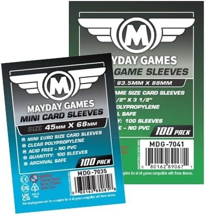Mayday Games Tail Feathers Game Accessory-Standard Compatible Card Sleeve Bundle