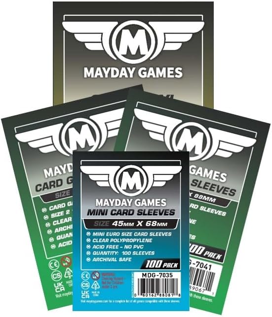 Mayday Games Daybreak Compatible Standard Card Sleeve Bundle
