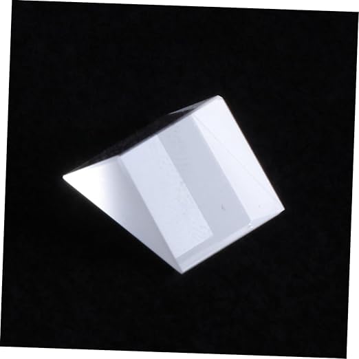 Educational Right Angle Prism for Boys and Learning Triangle Prism Mirror Right Angle Glass for Photography and Education