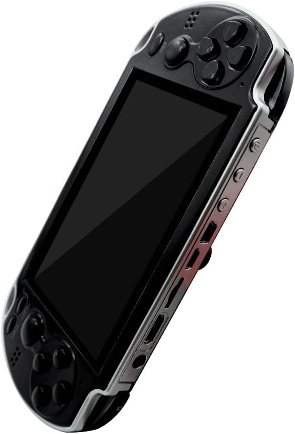 DREAMHAX X7 Plus Handheld Game Console , Preload 10000 Games Portable Video Games Support HDMI Output & Double Player Classic Arcade Retro Game Player (4.3" Screen Black)