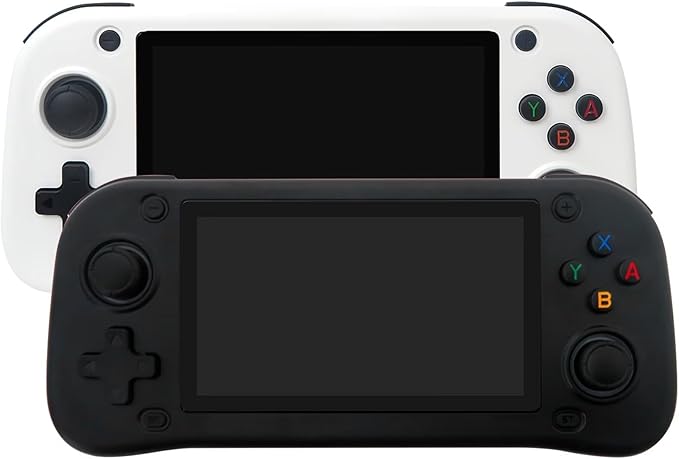 New Upgraded G28 4.3 Inch HD 64GB Handheld Game Console, Built-in 15000 Games Classic Game Console for G-AME boy Birthday Gifts Presents -Black